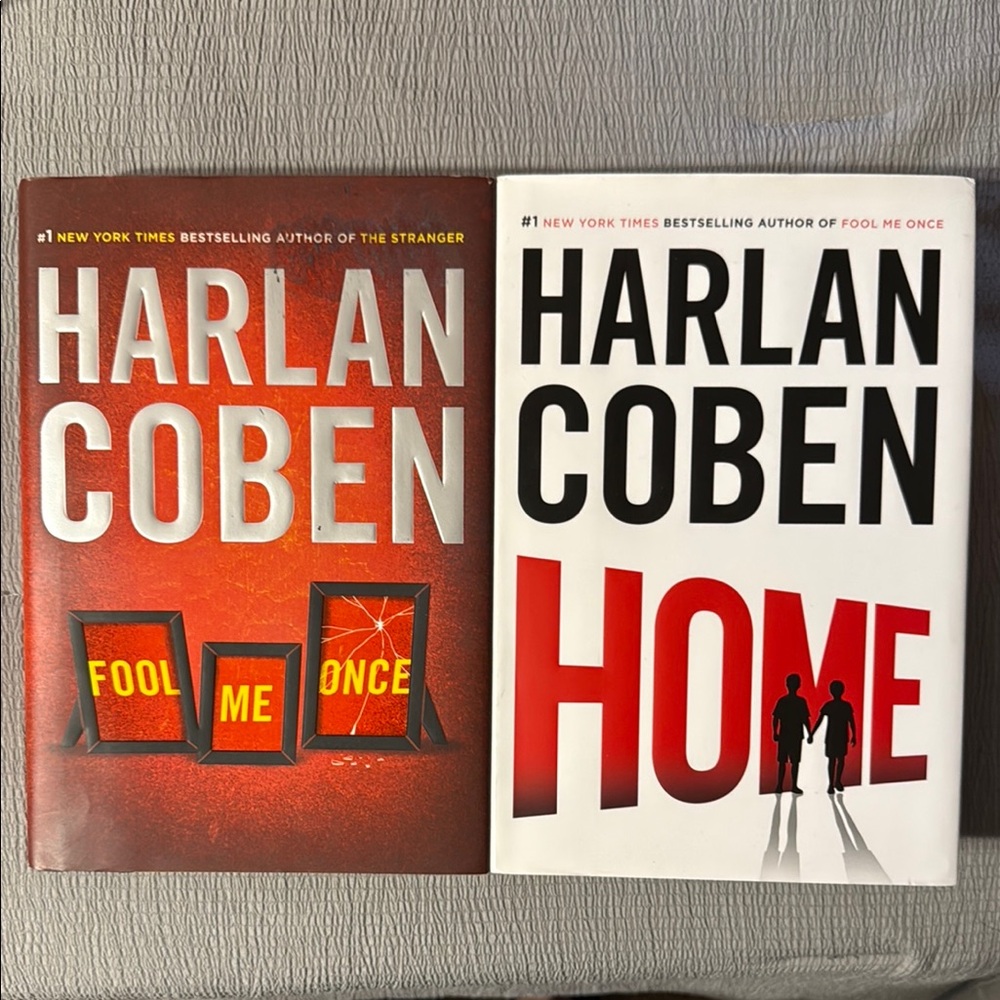Harlan Coben Book Set - Fool Me Once & Home